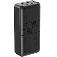 Power bank XO PR189 PD20W+QC3.0 (22.5W) 30000 mAh с быстрой зарядкой портативная батарея повербанк 2хUSB Black