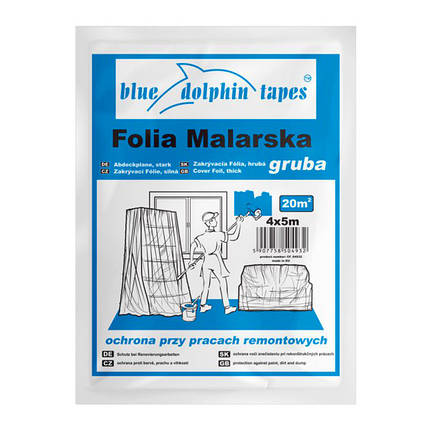 Плівка Blue Dolphin FOLIA BDT GRUBA CF-640, для ремонтних робіт, 4 м*5 м, фото 1