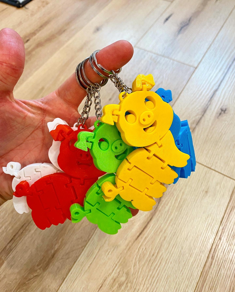 Брелок Свинка надруковано на 3д принтері, фото 1