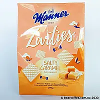 Вафли з карамельним кремом Manner salty caramel 200 г Австрія