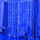 Гірлянда-штора світлодіодна 200 LED 3х2 м USB Синя Лучшая цена, фото 2