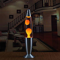 Лава лампа з парафіном 41 см Жовта Magma Lamp нічник світильник воскова лампа, фото 3