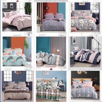 Постільна білизна напівторна сатинова розмір 150 на 200 см з наволочками 50 на 70 см (від 3 комплектів), фото 1