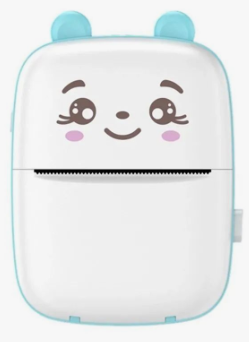 Принтер Mini Printer дитячий портативний з термодруком (45602-1-E) блакитний