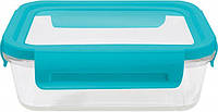 Контейнер для еды Maxmark MK-GL6650 0,65 л стекло + силиконовая крышка