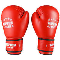 Боксерські рукавички TopTen, DX, червоний. 12. ( 8, 10, 12oz )