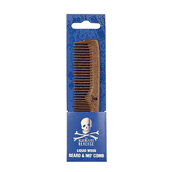 Гребінець для бороди і вусів The Bluebeards Revenge Liquid Wood Beard & Mo' Comb