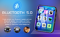 Плеєр MP3 Mahdi M190 Bluetooth HI FI 8gb із зовнішнім динаміком, фото 7
