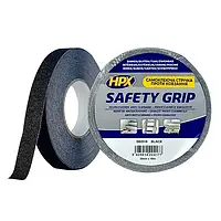 HPX SAFETY GRIP - 25мм х 18м, чорна самоклеюча стрічка проти ковзання