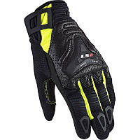 Жіночі моторукавиці LS2 All Terrain Lady Gloves Black Hi-Vis Yellow L