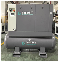 Гвинтовий компресор Mast LZN-10 COMBO inverter (Восмішувач + ресивер 500 л)