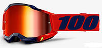 Мотоокуляри 100% ACCURI 2 Goggle Kearny - Mirror Red Lens