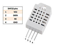 DHT22/AM2302 термометр и гигрометр датчик влажности и температуры