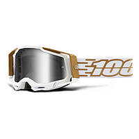 Мотоокуляри 100% RACECRAFT 2 Goggle Mayfair - Mirror Silver Lens