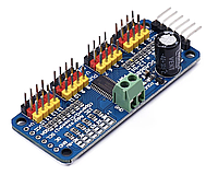 16-канальний / 12-битный PWM ШИМ контроллер PCA9685 I2C модуль