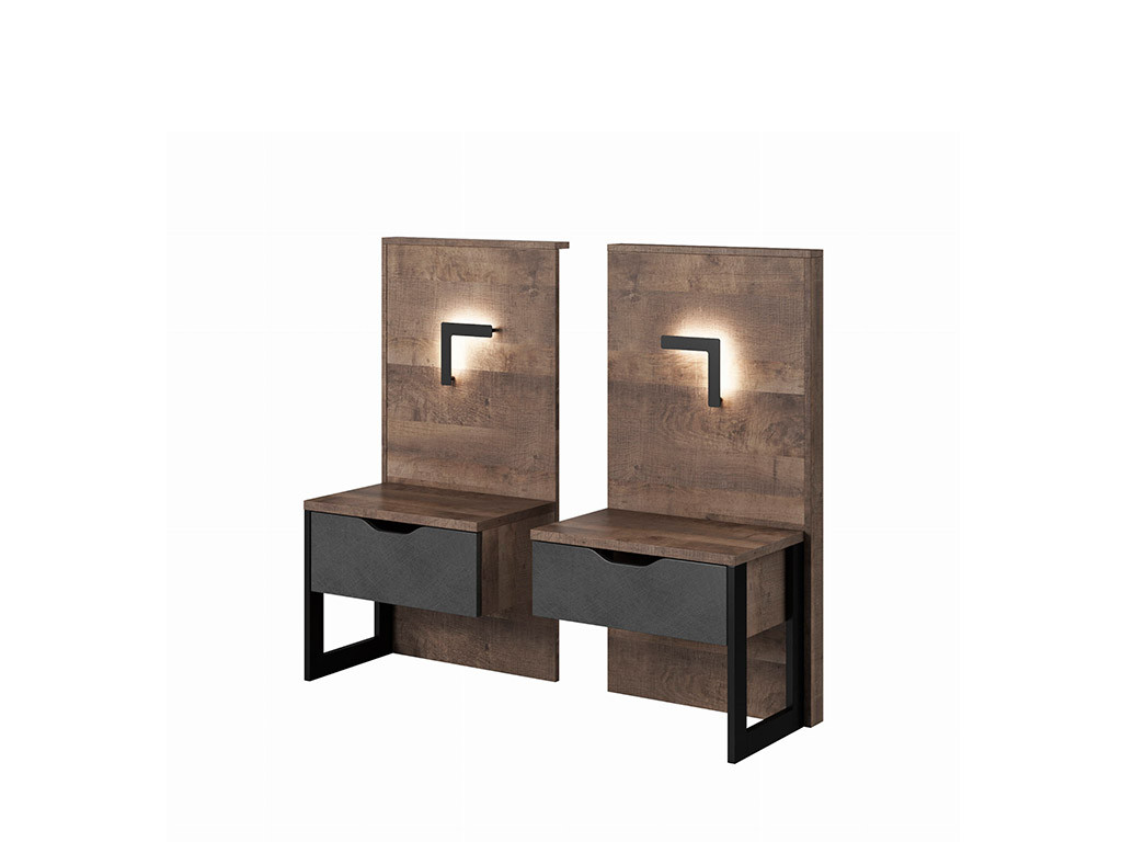 Приліжкові тумби Arden O (2 шт.), фото 1