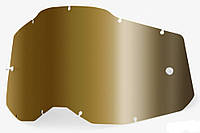 Лінза до мотоокулярів 100% RC2/AC2/ST2 Replacement Lens Anti-Fog - True Gold
