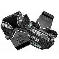 Крюки для тяги на запястья Power System Hooks Camo PS-3370 Black/Grey L (PS_3370_Black/Grey L)