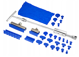 Молоток зворотний для видалення вм'ятин із набором насадок 29 шт Falcon F05394