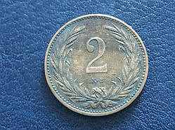 Австро-Угорщина 2 гелери 1895 No 1131 AAA