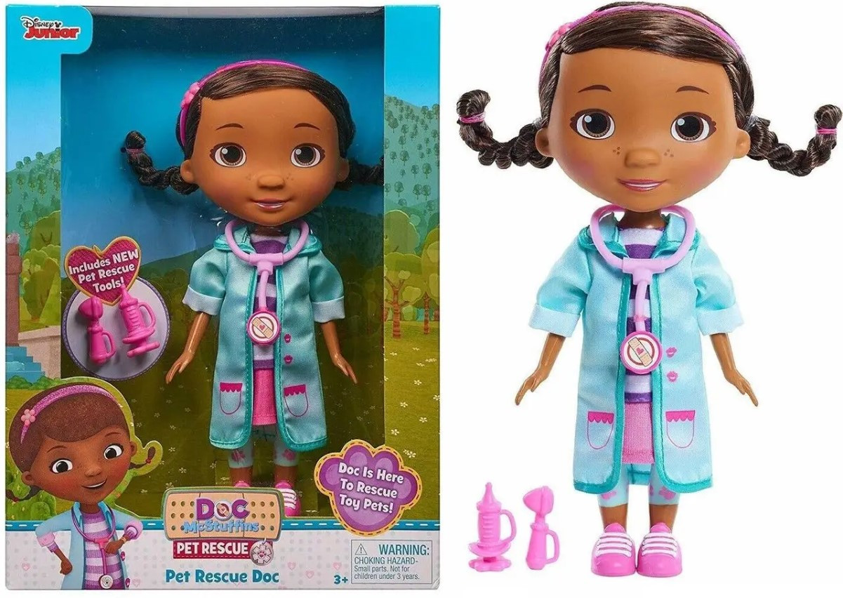 Лялька Доктор Плюшева Doc McStuffins Pet Rescue Doll 21.5 см Disney Junior Just Play
