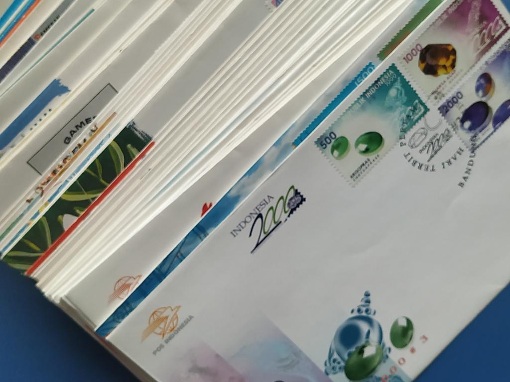 Конверт першого дня Індонезія 149 шт Дивіться опис