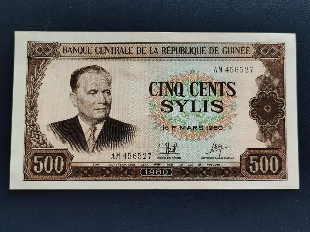 Гвінея 500 франків 1980 № 1066