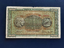 Греція 100000 драхм 1944 № 706