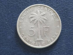 Бельгийское Конго 5 франков 1958 № 1223 AAA