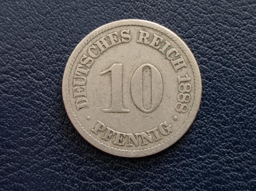 Німеччина 10 пфенінгів 1888 A