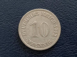 Німеччина 10 пфенінгів 1912 A