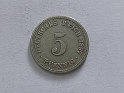Германия 5 пфенингов 1897 A