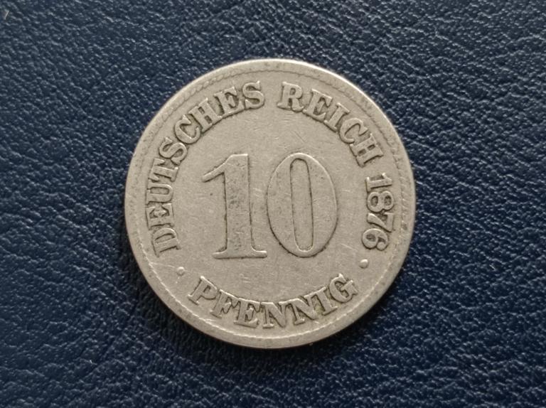 Німеччина 10 пфенінгів 1876 C