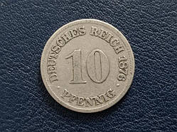 Німеччина 10 пфенінгів 1876 C