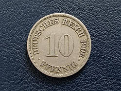 Німеччина 10 пфенінгів 1906 A