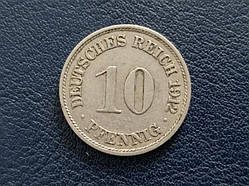 Німеччина 10 пфенінгів 1912 J