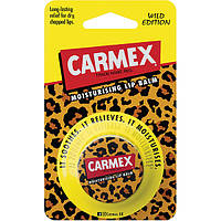 Carmex Moisturising Lip Balm Pot Wild Edition - Бальзам для губ у тубі «леопард»