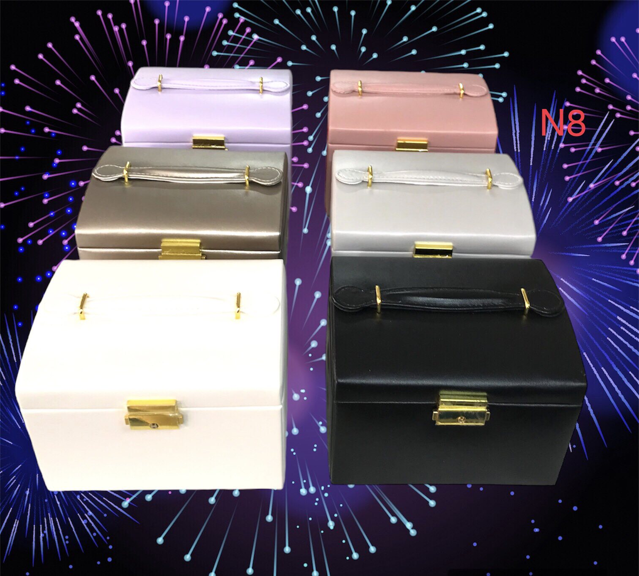 🧡Скринька кейс для коштовностей з дзеркалом, розсувна, фото 1