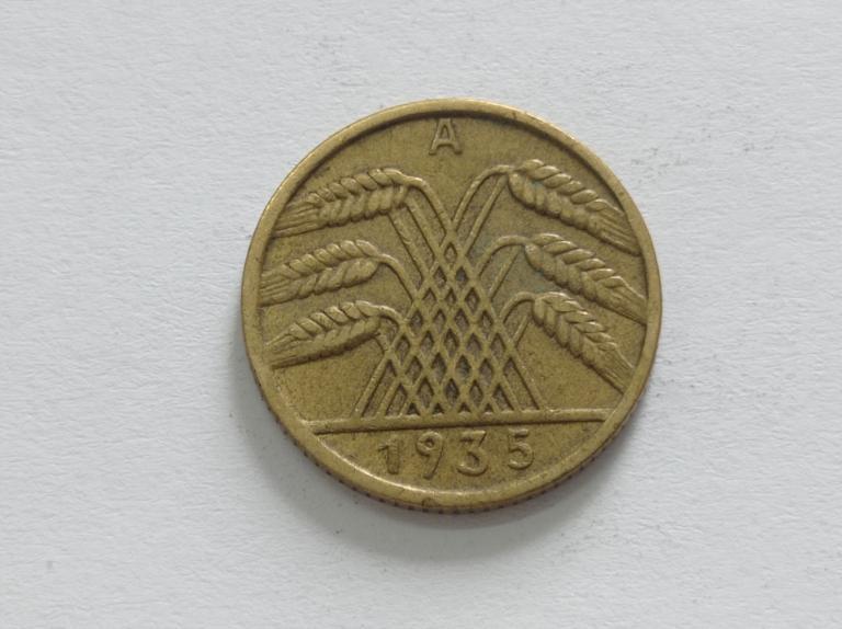 Німеччина 10 пфенінгів 1935 A