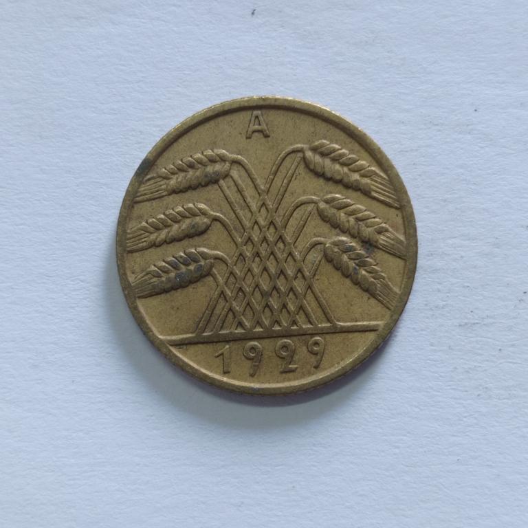 Німеччина 10 пфенінгів 1929 A