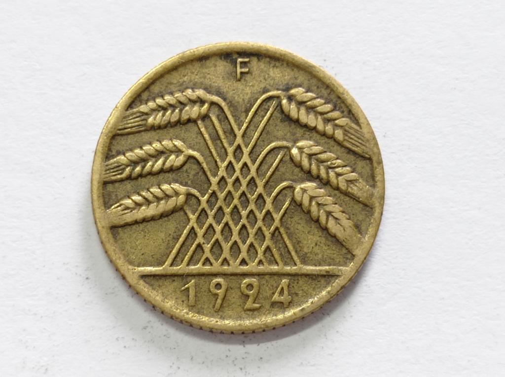 Німеччина 10 пфенінгів 1924 F