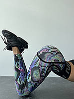 Легінси FitRun Leggings Super Nuts "Snake Hologram", Розмір: M кольоровий