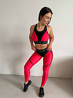 Легінси FitRun Leggings Super Nuts "Coral", Розмір: M корал