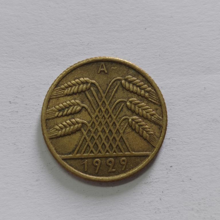 Німеччина 10 пфенінгів 1929 A