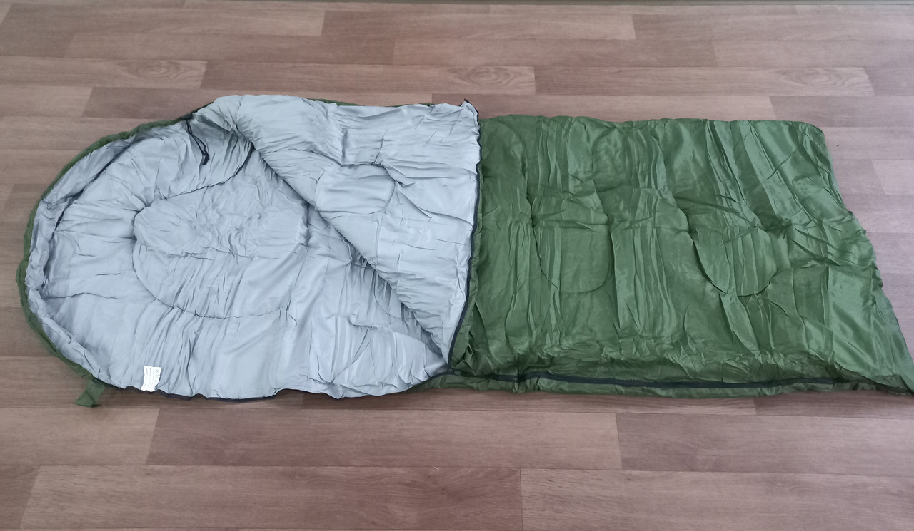 Спальний мішок зимній 225х85 см екстрім до -20°C спальник теплий на зиму водостійкий