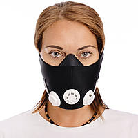 Маска тренировочная Training Mask Zelart FI-6214 черный