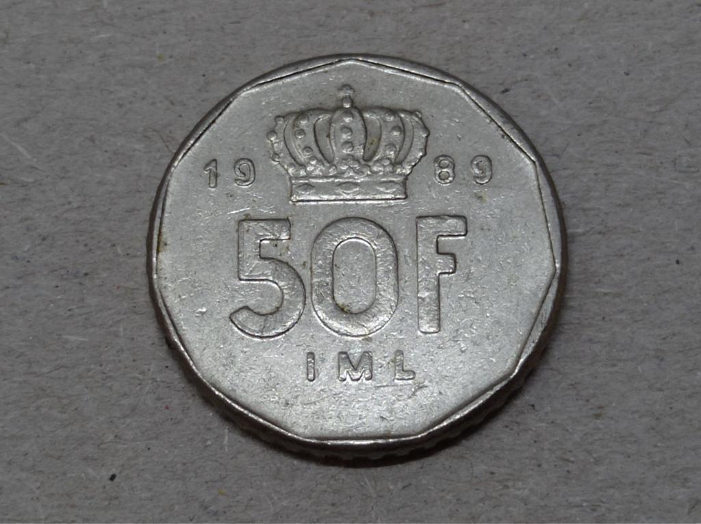 Люксембург 50 франків 1989, фото 1
