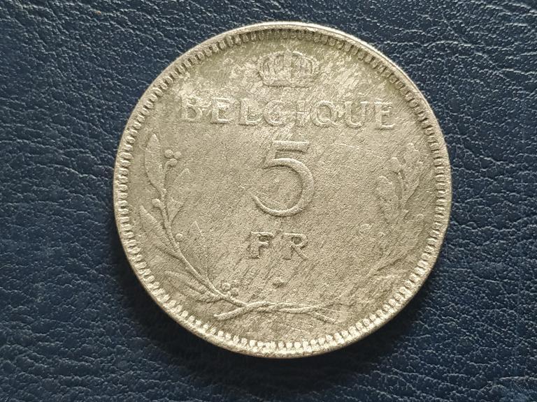 Бельгія 5 франків 1936, фото 1