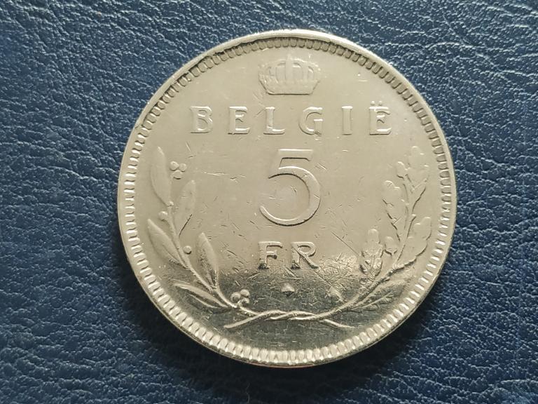 Бельгія 5 франків 1936, фото 1