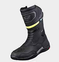 Мотоботи LS2 Goby Man Boots WP Black Hi-Vis Yellow 46